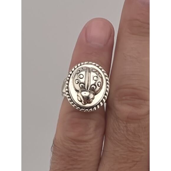 BARRY KIESELSTEIN CORD STERLING SILVER 925 LADYBUG RING SIZE 6 - Picture 11 of 16